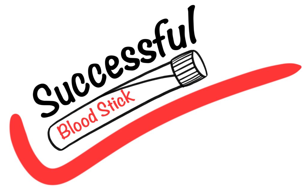 successful blood draw with specia needs
