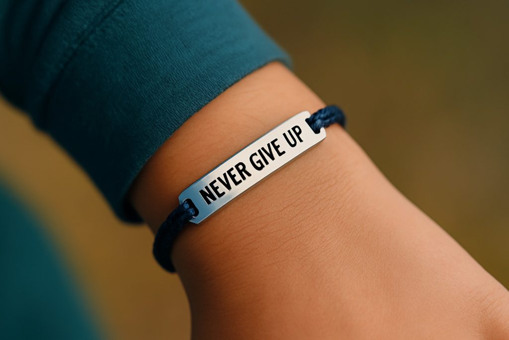 never giv up